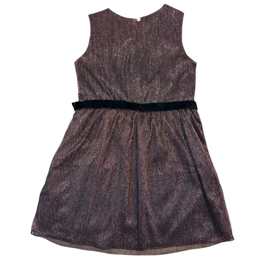 Gymboree | Girls Black Pink Sparkle Holiday Dress | Size 10 | EUC